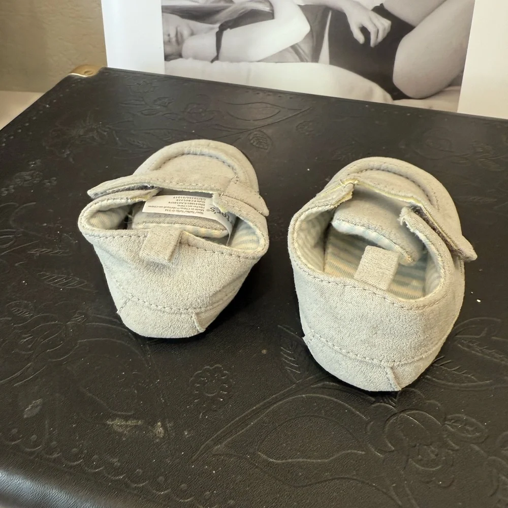 Gray Baby Loafers